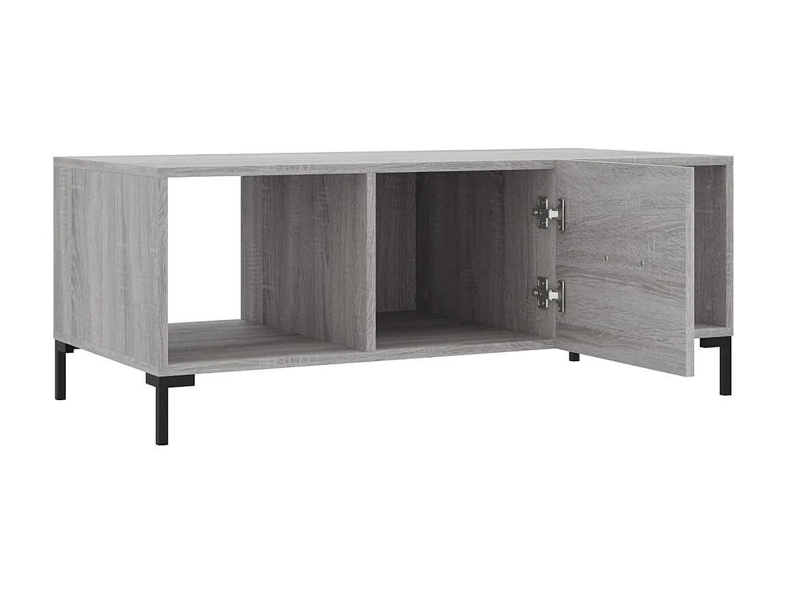 Couchtisch Beistelltisch Grau Sonoma 102x50x40 cm Holzwerkstoff -MN78154