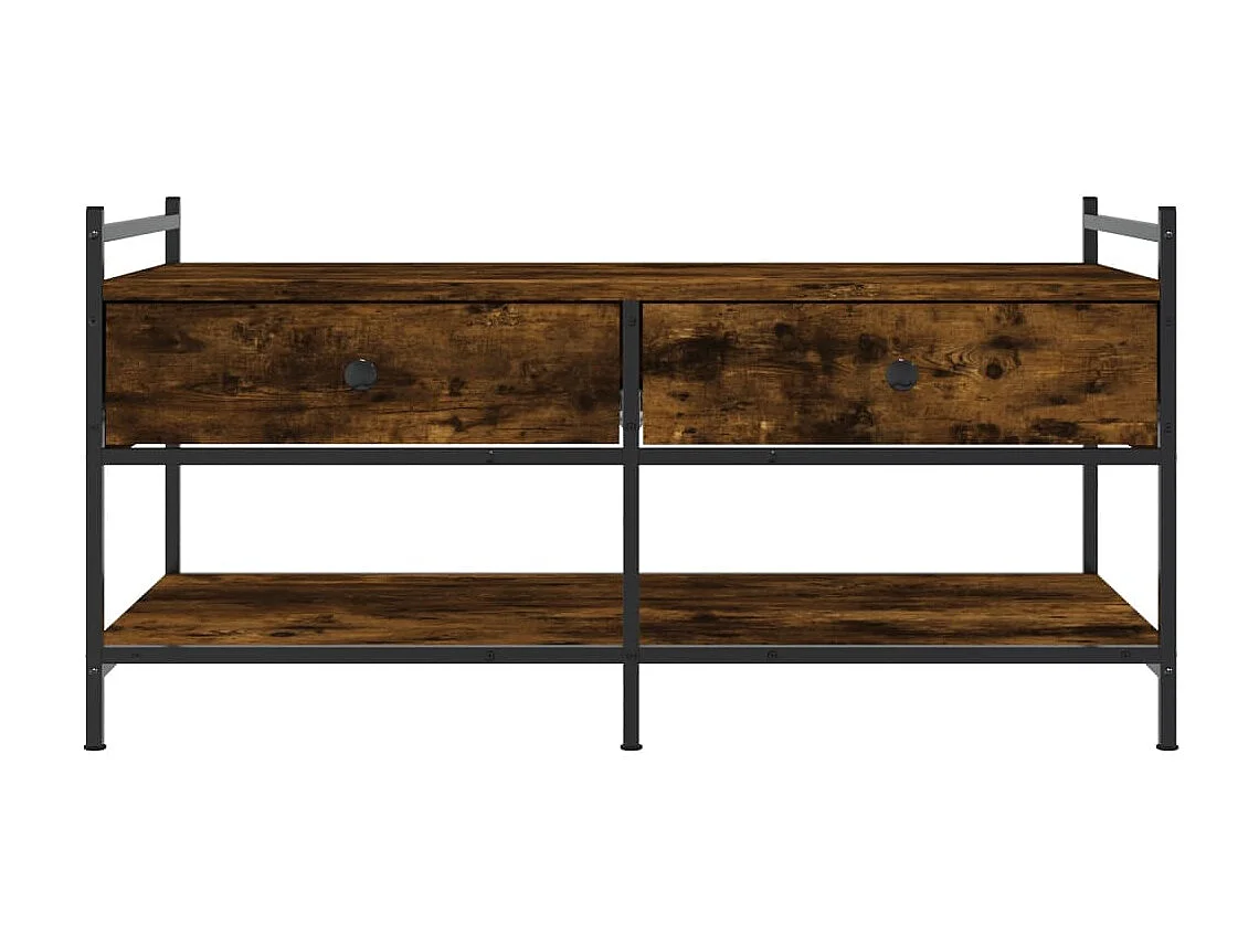 Couchtisch Beistelltisch Räuchereiche 99x50x50 cm Holzwerkstoff -MN16441