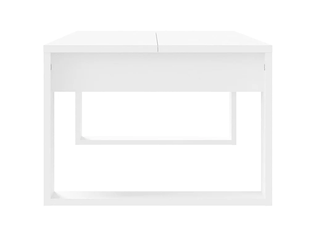 Couchtisch Beistelltisch Weiß 102x50x35 cm Holzwerkstoff -MN48970