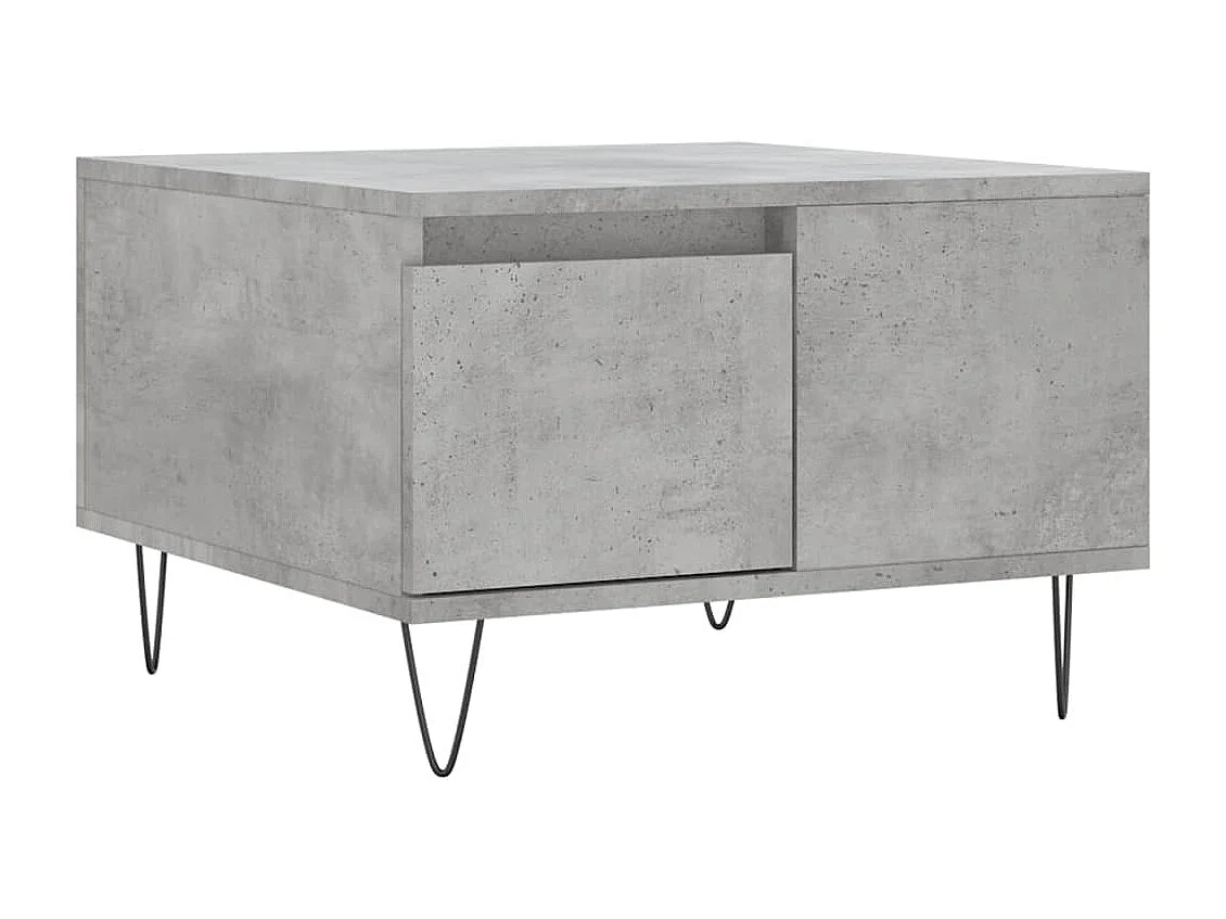 Couchtisch Beistelltisch Betongrau 55x55x36,5 cm Holzwerkstoff -MN13874