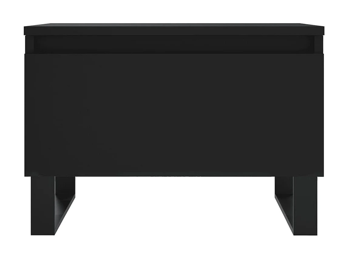 2er-Set Couchtische Beistelltisch Schwarz 50x46x35 cm Holzwerkstoff -MN25697