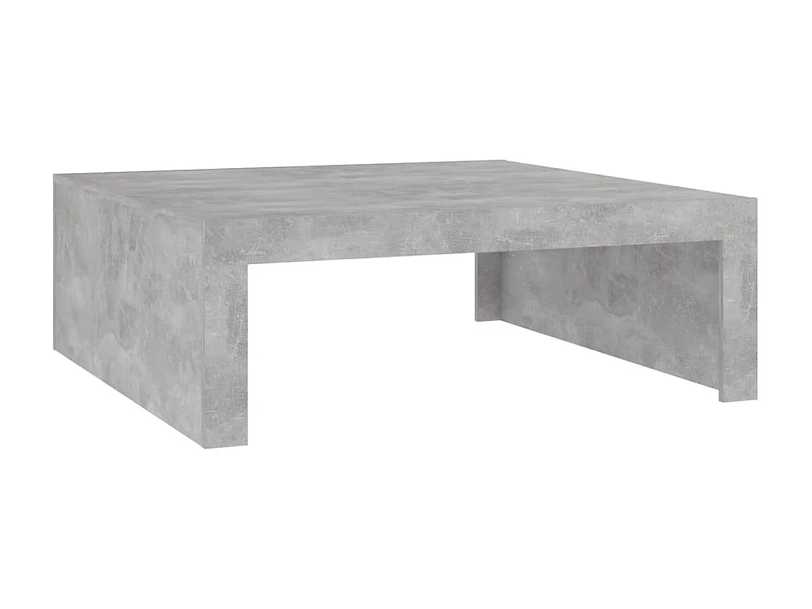 Couchtisch Beistelltisch Betongrau 100x100x35 cm Holzwerkstoff -MN61980