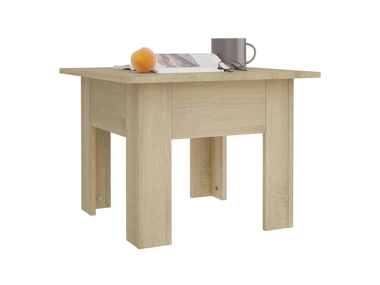 Couchtisch Beistelltisch Sonoma-Eiche 55x55x42 cm Holzwerkstoff -MN91474