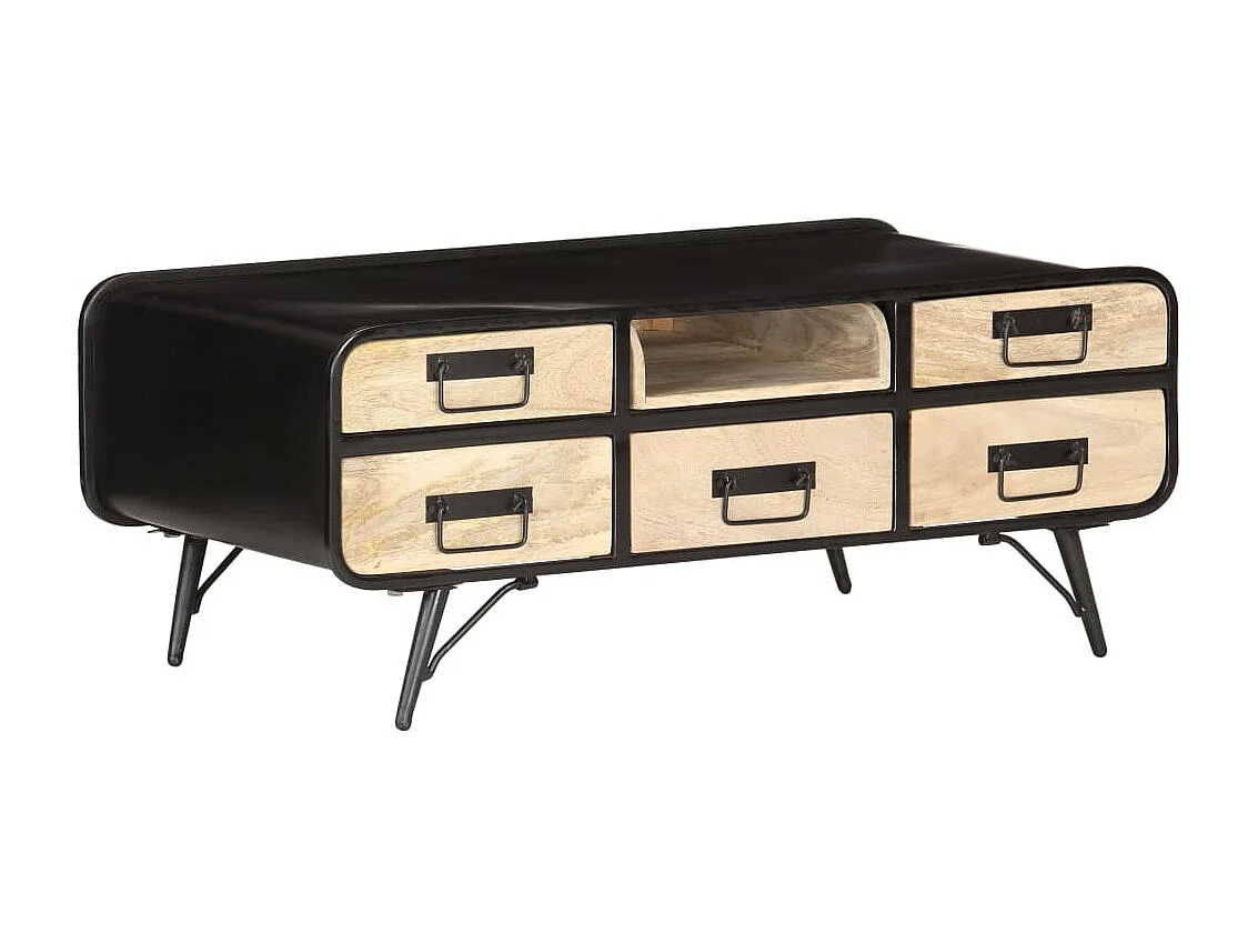 Couchtisch Beistelltisch 100×50×40 cm Mango Massivholz -MN94718