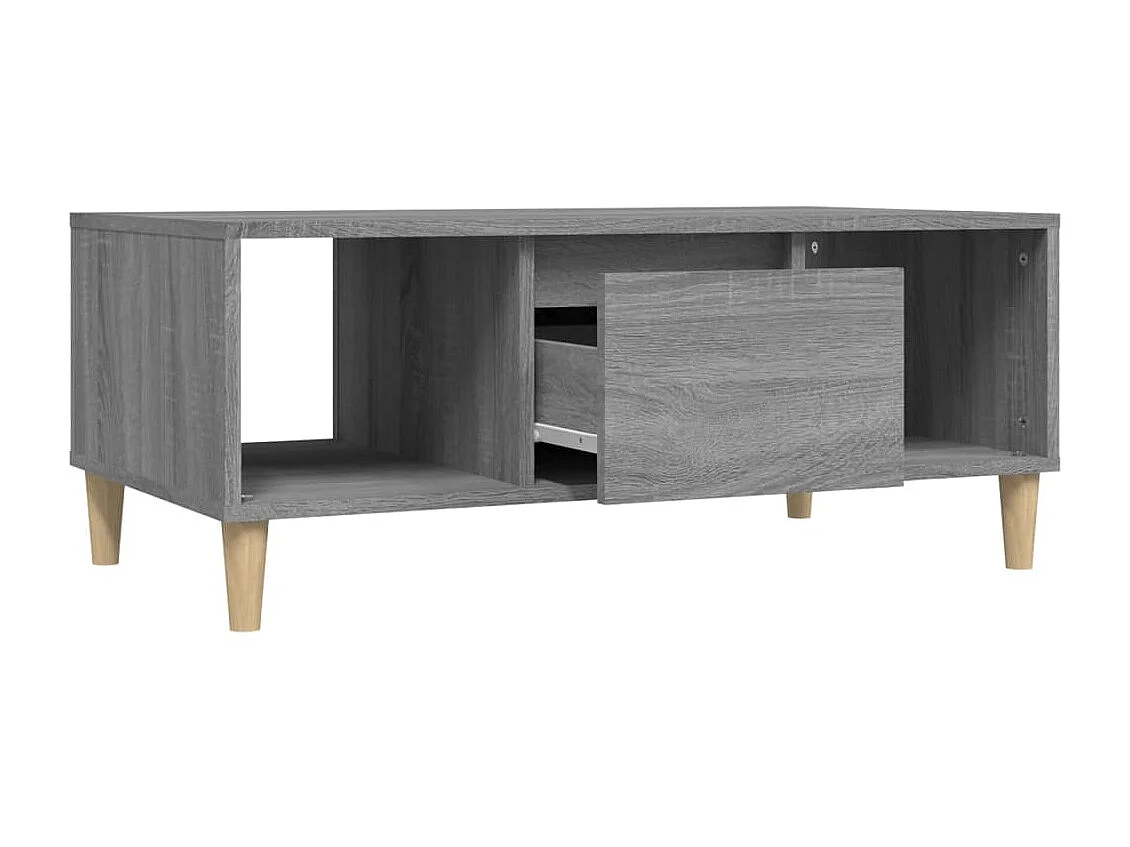 Couchtisch Beistelltisch Grau Sonoma 90x50x36,5 cm Holzwerkstoff -MN16366