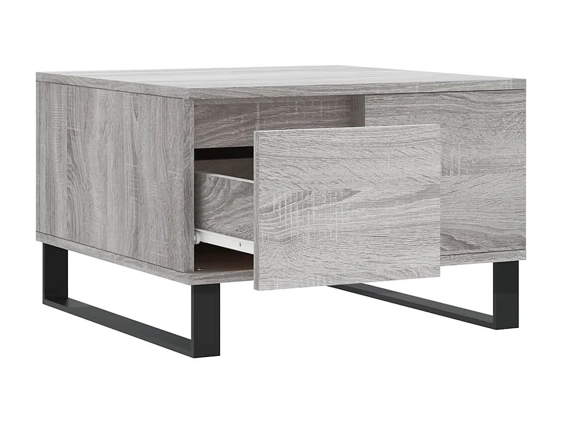 Couchtisch Beistelltisch Grau Sonoma 55x55x36,5 cm Holzwerkstoff -MN69399