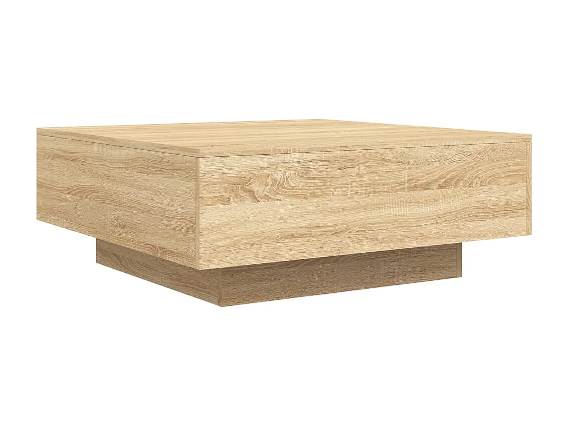 Couchtisch Beistelltisch Sonoma-Eiche 80x80x31 cm Holzwerkstoff -MN70527