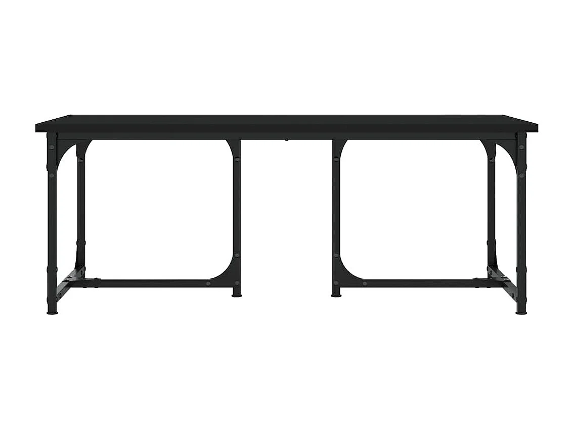 Couchtisch Beistelltisch Schwarz 90x50x35 cm Holzwerkstoff -MN96046