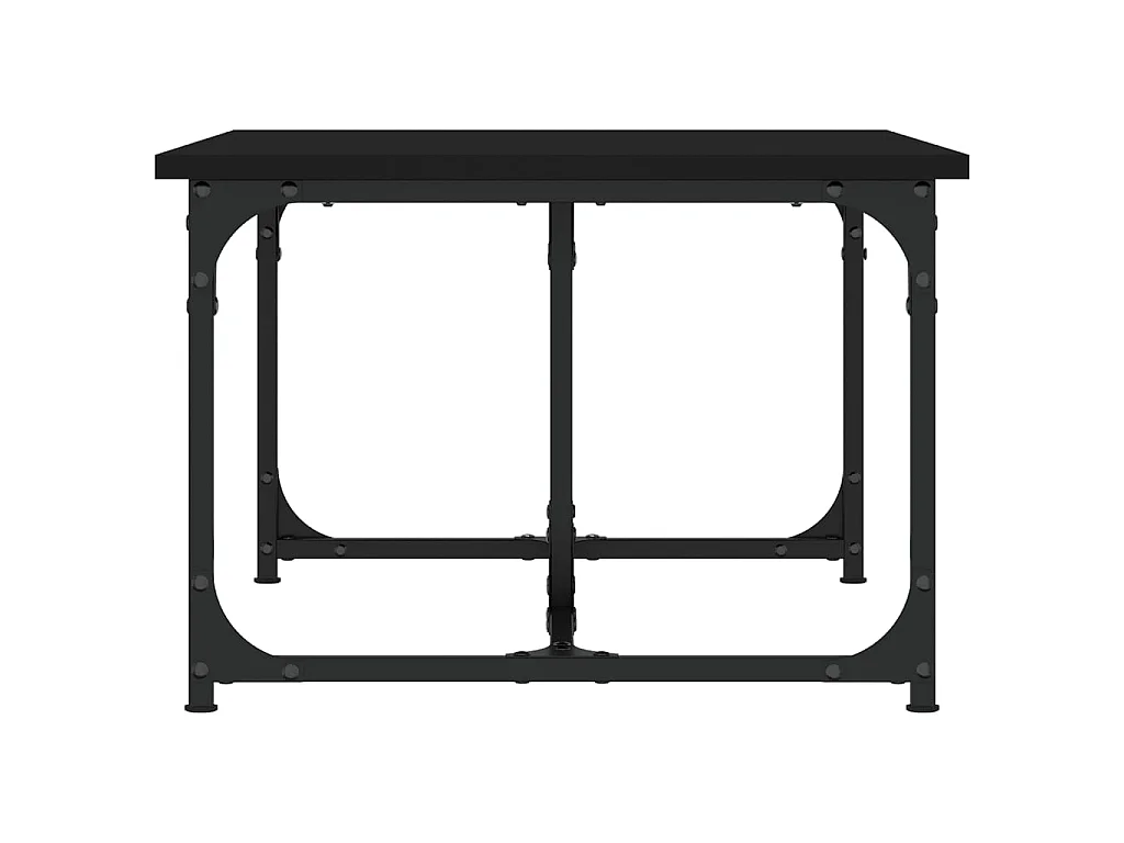 Couchtisch Beistelltisch Schwarz 90x50x35 cm Holzwerkstoff -MN96046