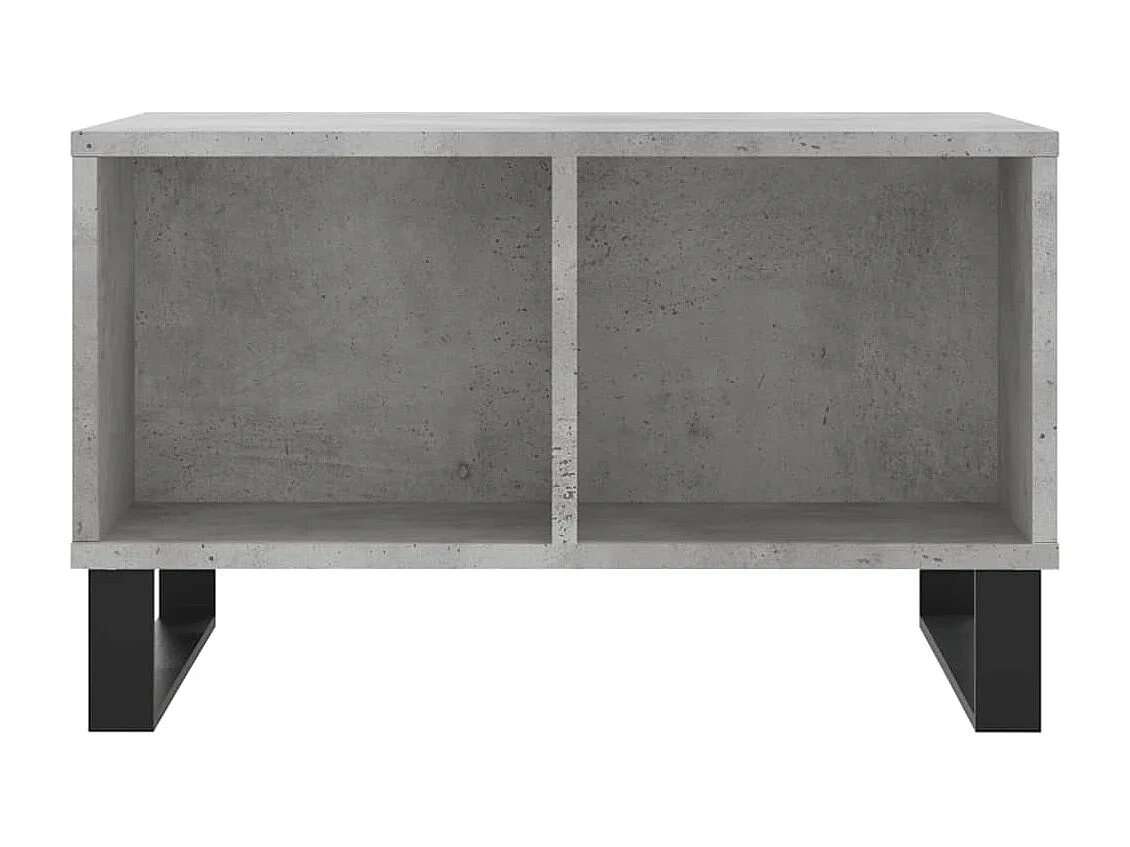 Couchtisch Beistelltisch Betongrau 60x50x36,5 cm Holzwerkstoff -MN62676