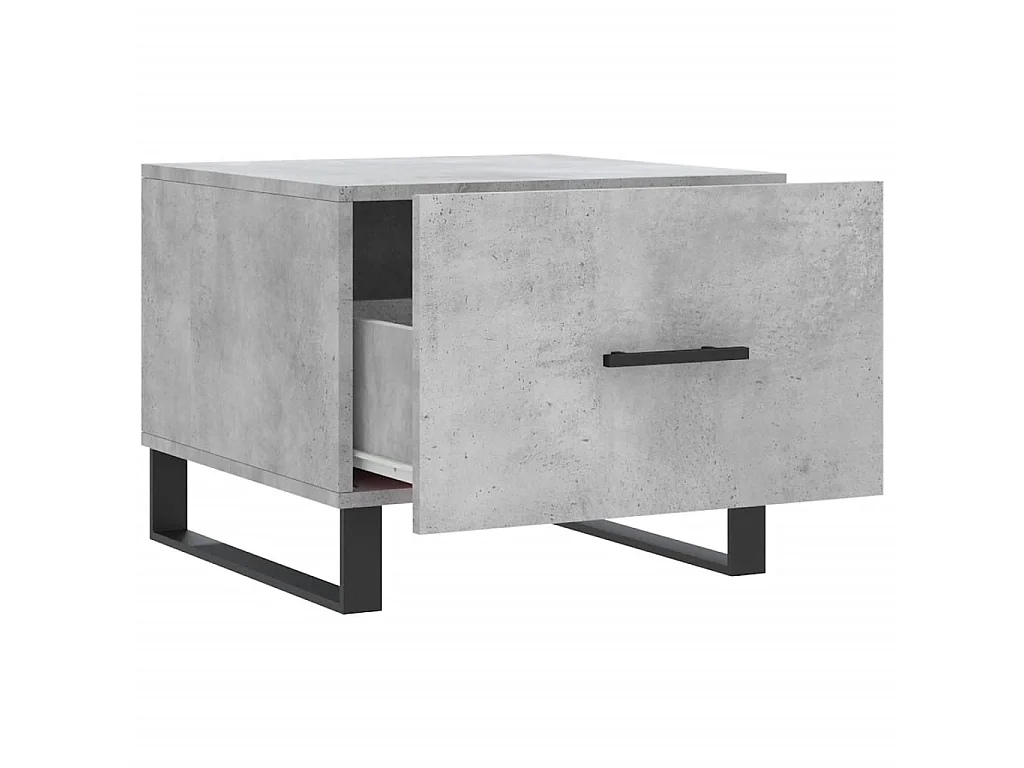 Couchtisch Beistelltisch Betongrau 50x50x40 cm Holzwerkstoff -MN83199