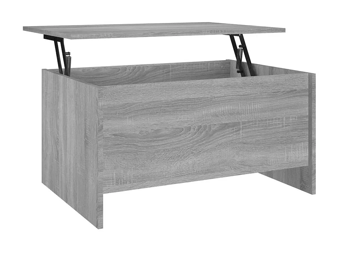 Couchtisch Beistelltisch Grau Sonoma 80x55,5x41,5 cm Holzwerkstoff -MN37805
