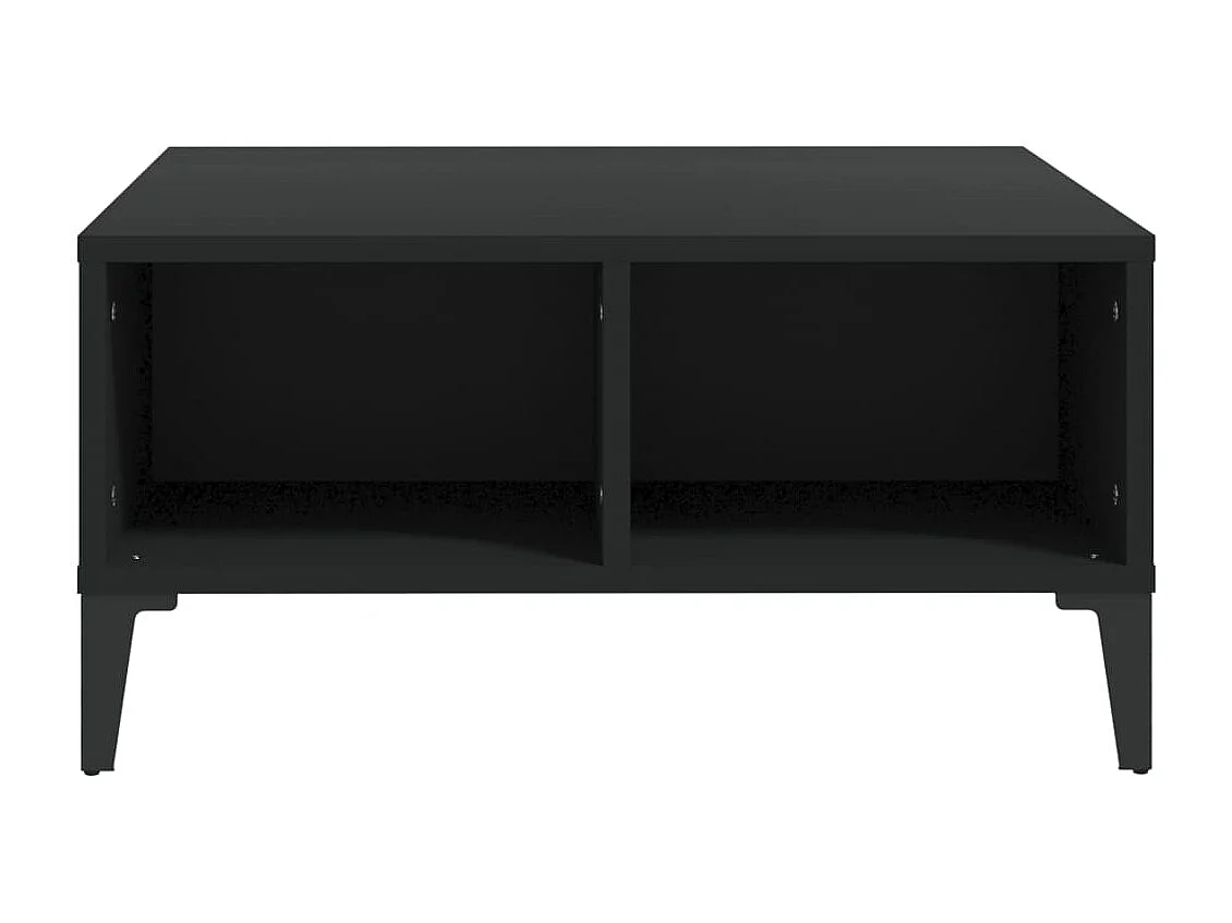 Couchtisch Beistelltisch Schwarz 60x60x30 cm Holzwerkstoff -MN22348