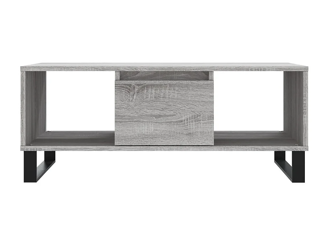 Couchtisch Beistelltisch Grau Sonoma 90x50x36,5 cm Holzwerkstoff -MN82604