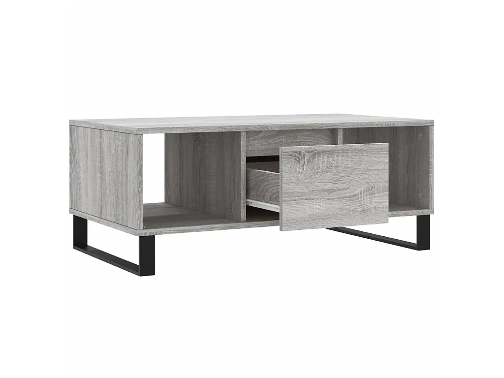 Couchtisch Beistelltisch Grau Sonoma 90x50x36,5 cm Holzwerkstoff -MN82604