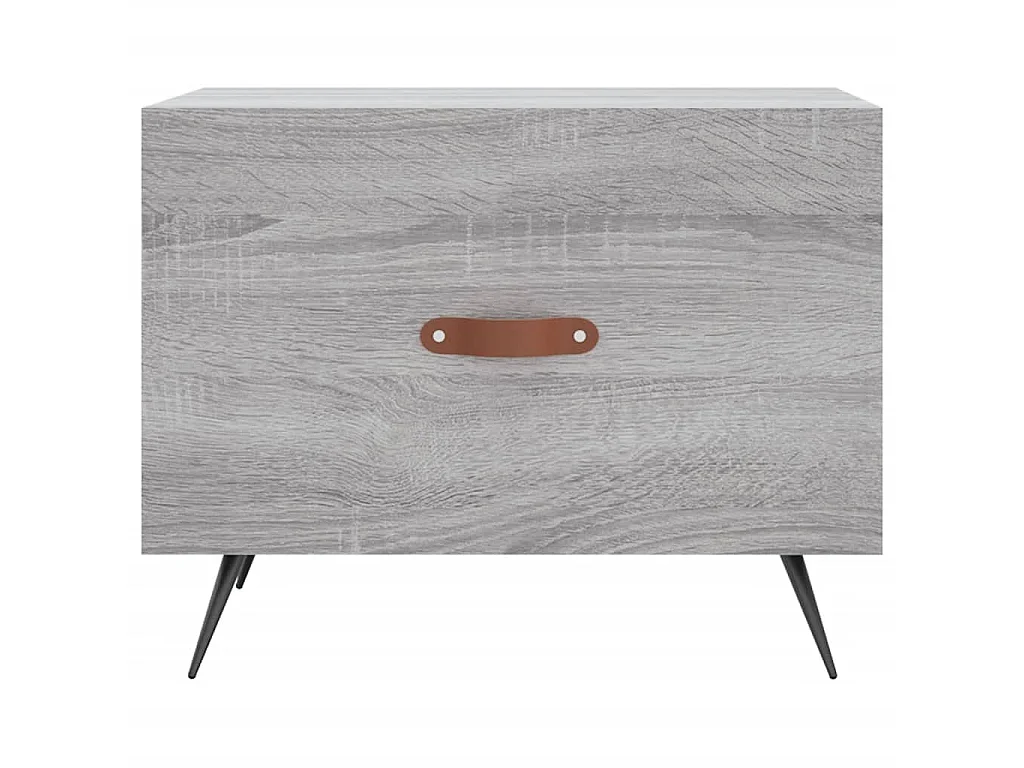 Couchtisch Beistelltisch Grau Sonoma 50x50x40 cm Holzwerkstoff -MN75904
