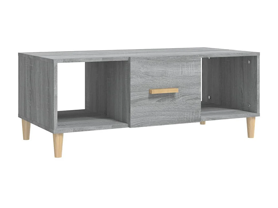 Couchtisch Beistelltisch Grau Sonoma 102x50x40 cm Holzwerkstoff -MN74632