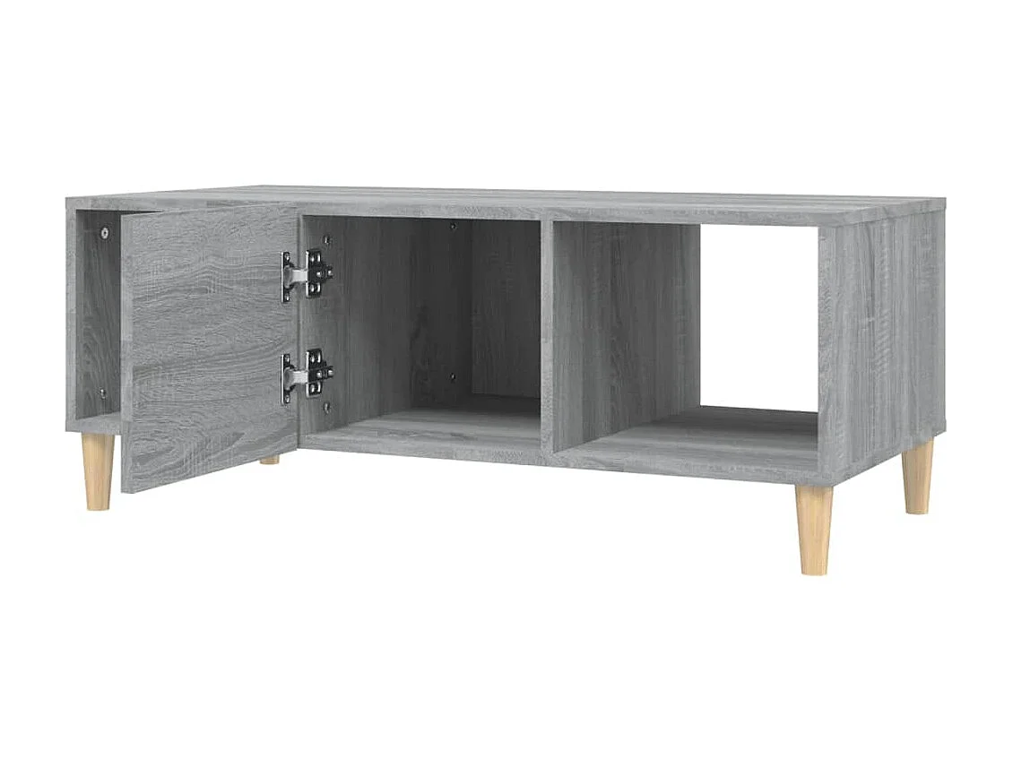 Couchtisch Beistelltisch Grau Sonoma 102x50x40 cm Holzwerkstoff -MN74632