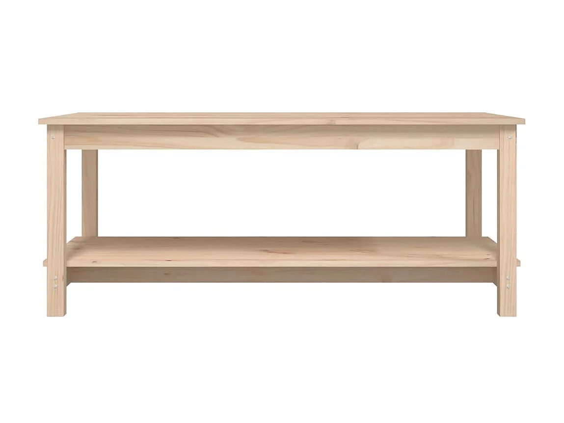 Couchtisch Beistelltisch 110x55x45 cm Massivholz Kiefer -MN29164