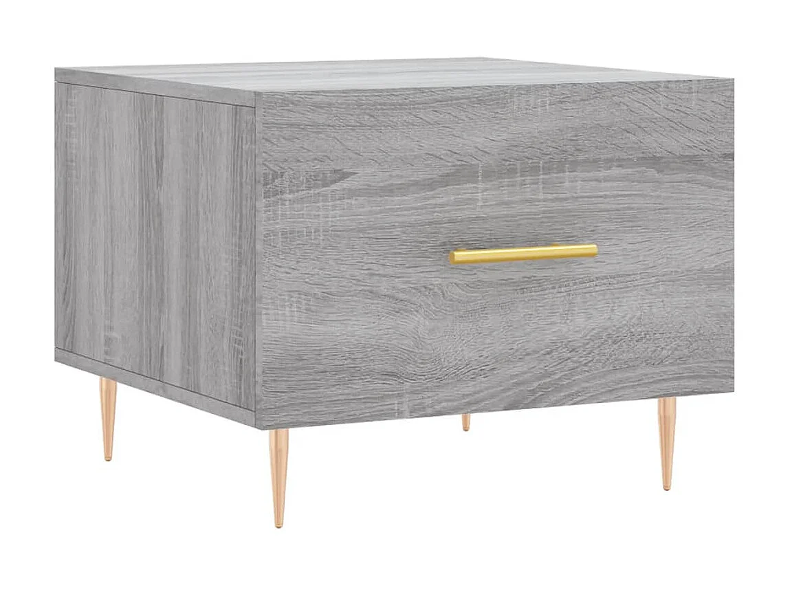 Couchtisch Beistelltisch Grau Sonoma 50x50x40 cm Holzwerkstoff -MN45848