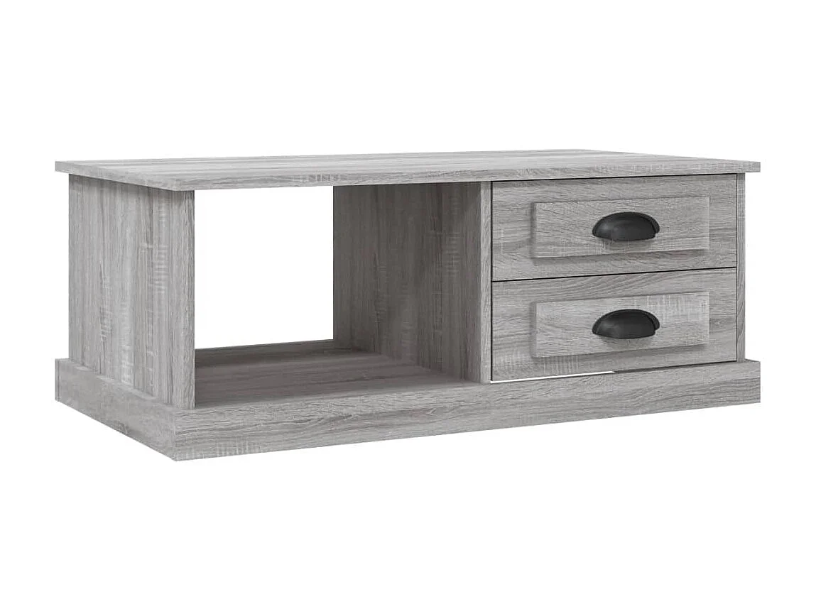 Couchtisch Beistelltisch Grau Sonoma 90x50x35 cm Holzwerkstoff -MN29359