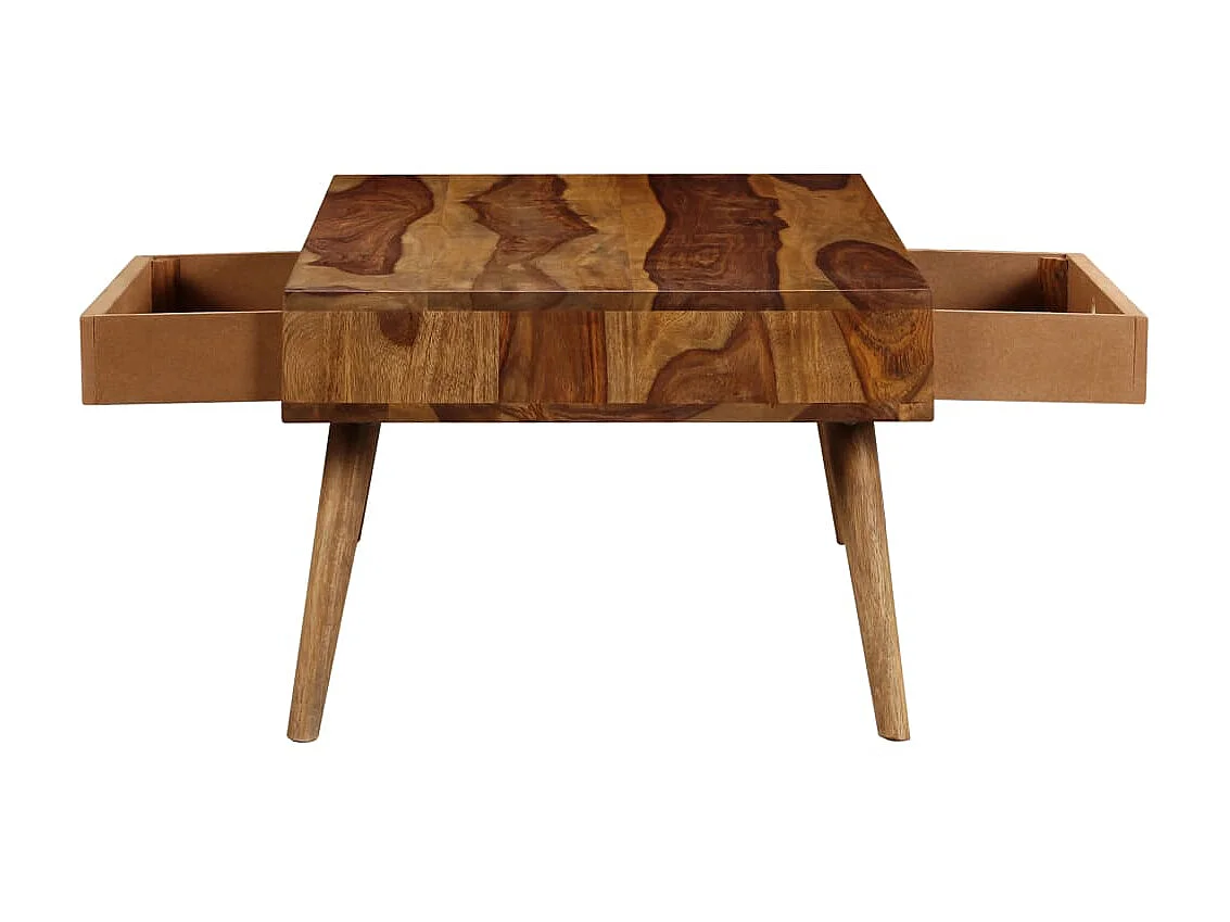 Couchtisch Beistelltisch 110 x 50 x 35 cm Massivholz -MN67785