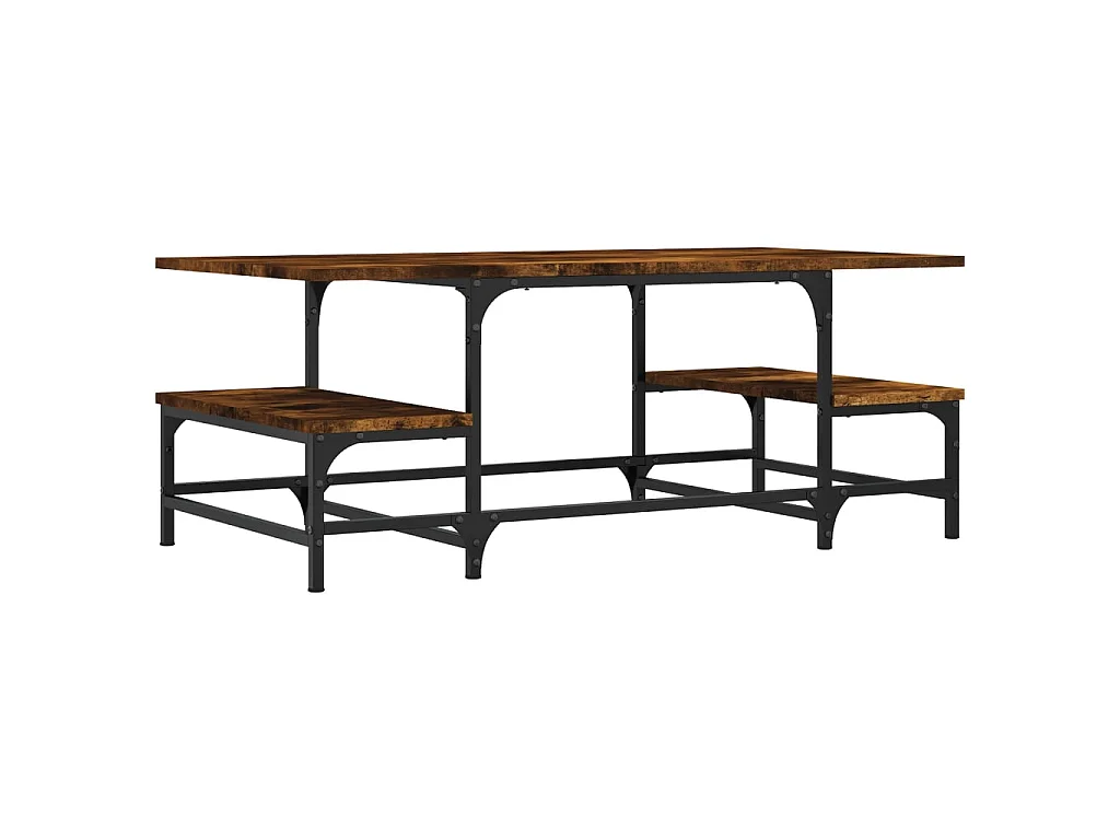 Couchtisch Beistelltisch Räuchereiche 100x50,5x40 cm Holzwerkstoff -MN41296