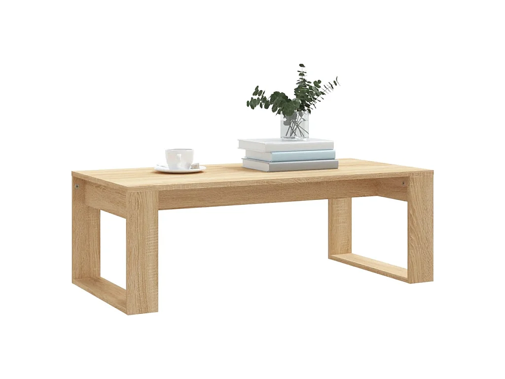 Couchtisch Beistelltisch Sonoma-Eiche 102x50x35 cm Holzwerkstoff -MN36365