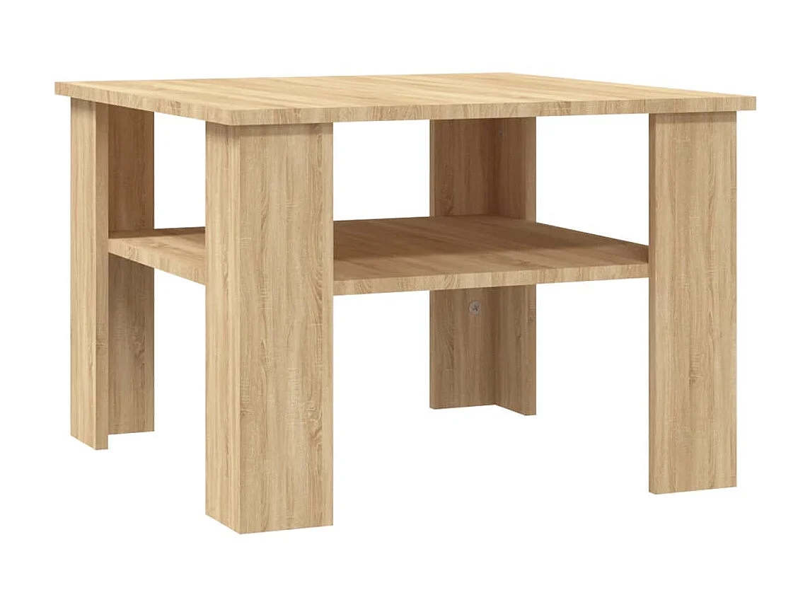 Couchtisch Beistelltisch Sonoma-Eiche 60x60x42 cm Holzwerkstoff -MN83951