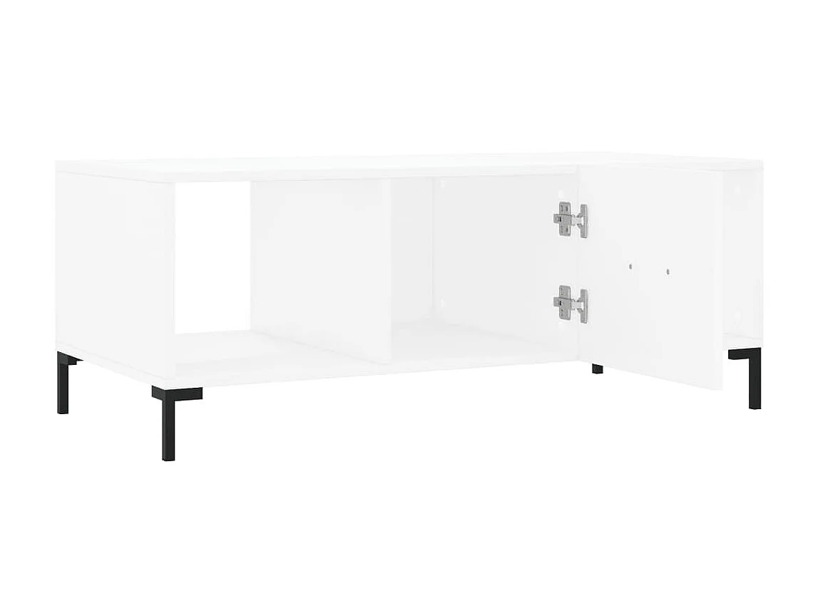 Couchtisch Beistelltisch Weiß 102x50x40 cm Holzwerkstoff -MN71211