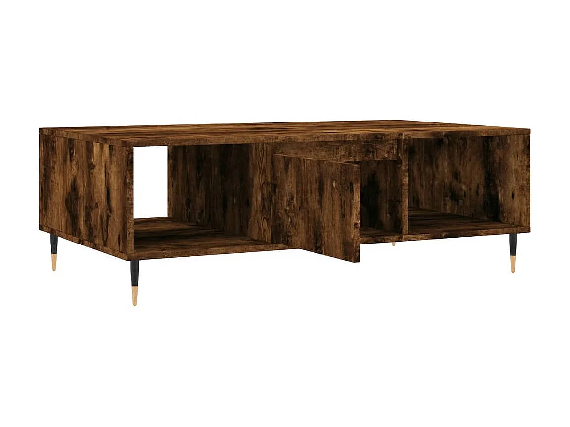 Couchtisch Beistelltisch Räuchereiche 104x60x35 cm Holzwerkstoff -MN55285