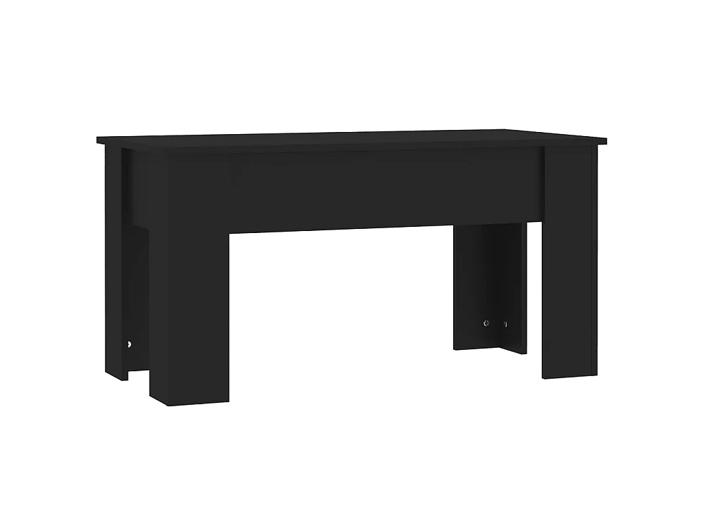 Couchtisch Beistelltisch Schwarz 101x49x52 cm Holzwerkstoff -MN24197