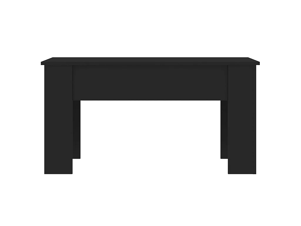 Couchtisch Beistelltisch Schwarz 101x49x52 cm Holzwerkstoff -MN24197