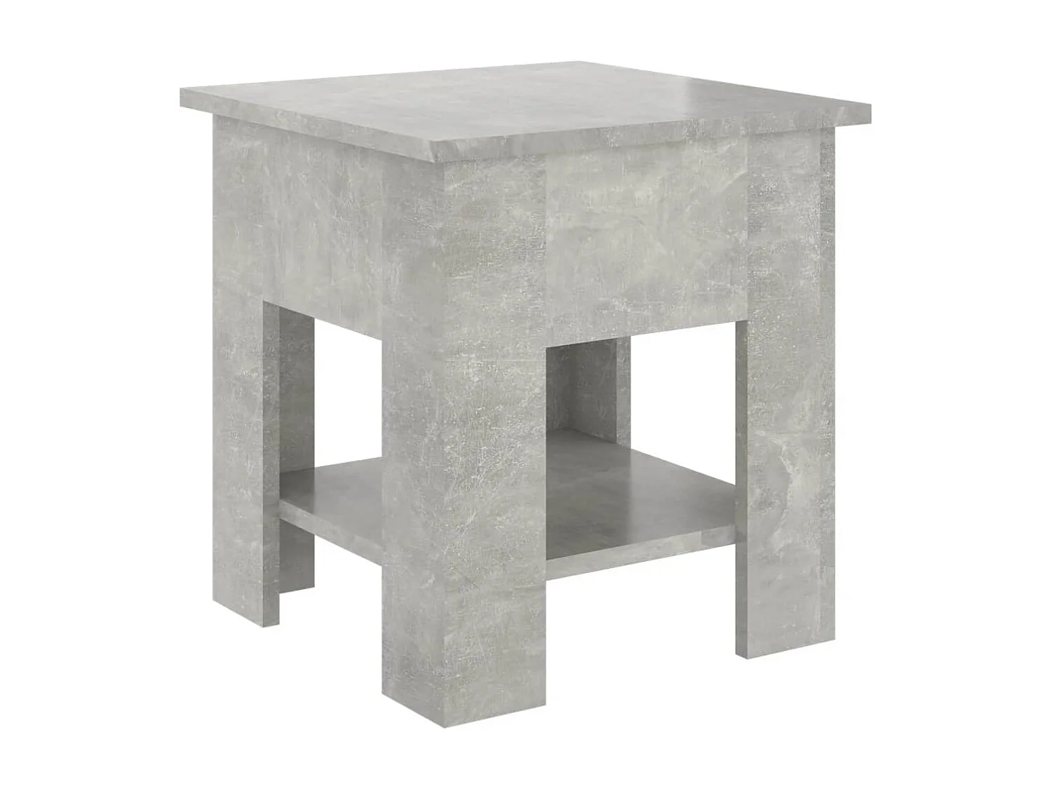 Couchtisch Beistelltisch Betongrau 40x40x42 cm Holzwerkstoff -MN57748