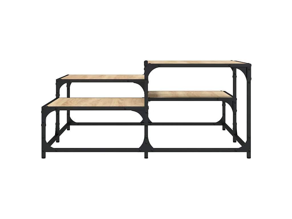 Couchtisch Beistelltisch Sonoma-Eiche 87,5x87,5x40 cm Holzwerkstoff -MN70912