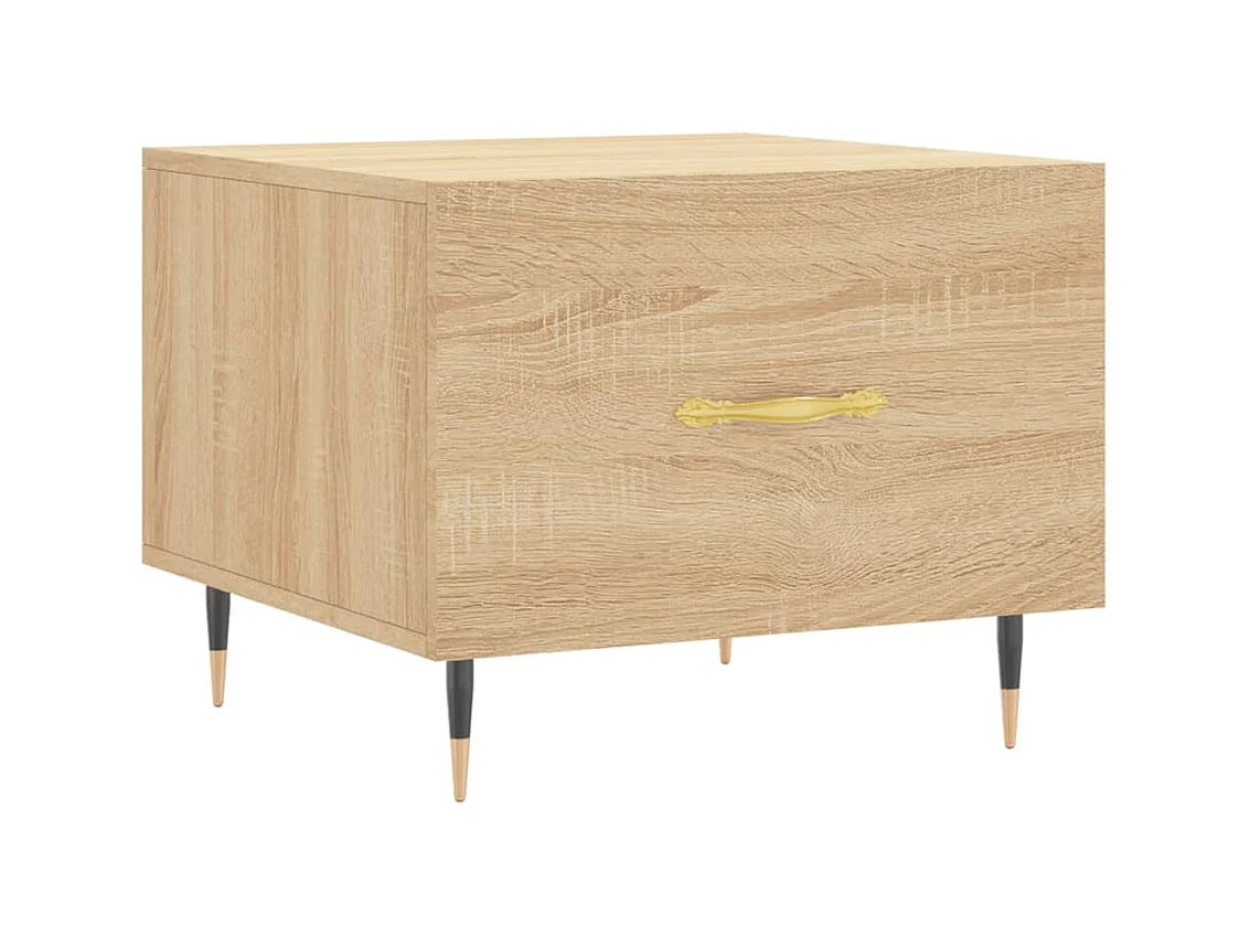 Couchtisch Beistelltisch Sonoma-Eiche 50x50x40 cm Holzwerkstoff -MN31329
