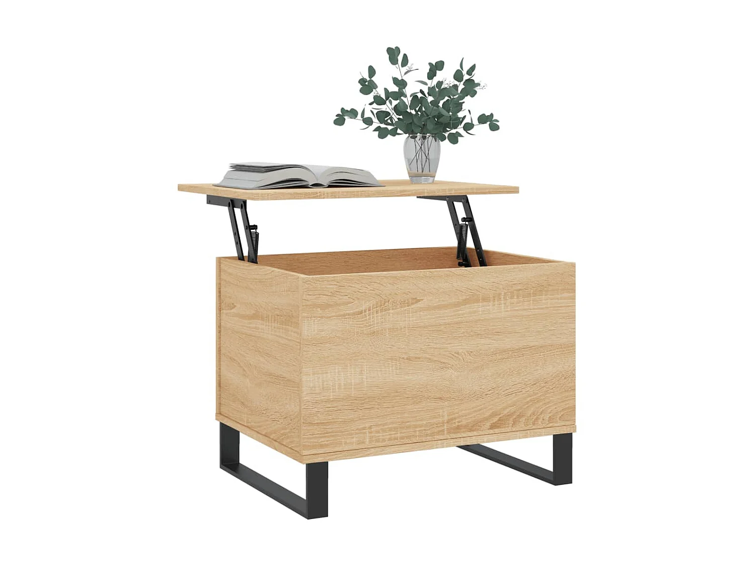Couchtisch Beistelltisch Sonoma-Eiche 60x44,5x45 cm Holzwerkstoff -MN14246