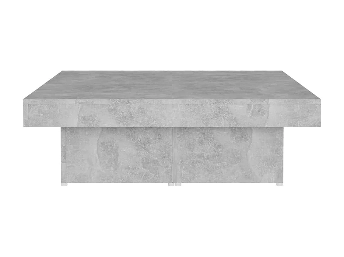 Couchtisch Beistelltisch Betongrau 90x90x28 cm Holzwerkstoff -MN60094