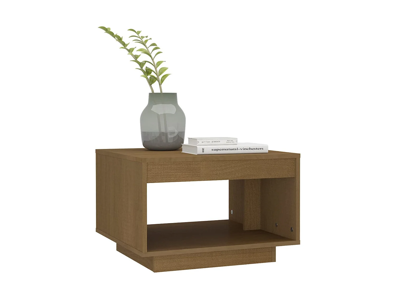 Couchtisch Beistelltisch Honigbraun 50x50x33,5 cm Massivholz Kiefer -MN23090