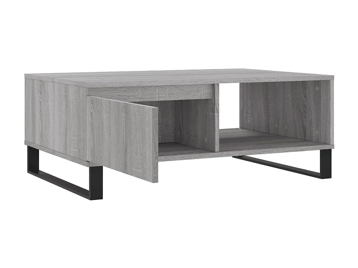 Couchtisch Beistelltisch Grau Sonoma 90x60x35 cm Holzwerkstoff -MN19799