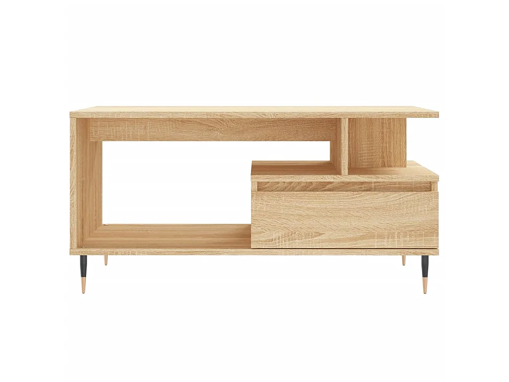 Couchtisch Beistelltisch Sonoma-Eiche 90x49x45 cm Holzwerkstoff -MN82665
