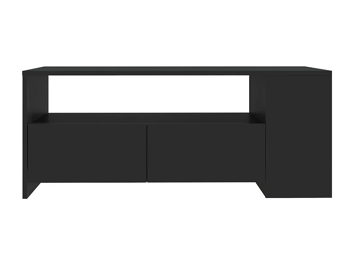 Couchtisch Beistelltisch Schwarz 102x55x42 cm Holzwerkstoff -MN54586