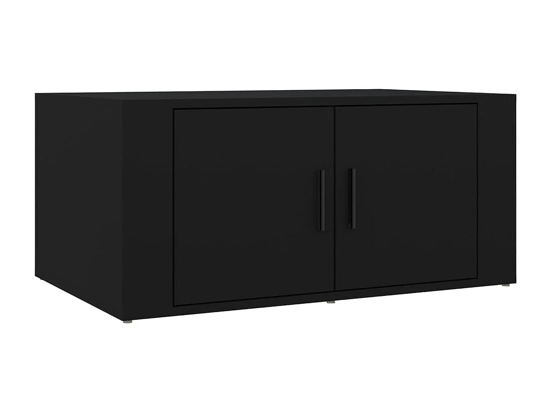 Couchtisch Beistelltisch Schwarz 80x50x36 cm Holzwerkstoff -MN79136