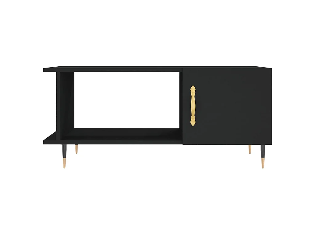 Couchtisch Beistelltisch Schwarz 90x50x40 cm Holzwerkstoff -MN71767