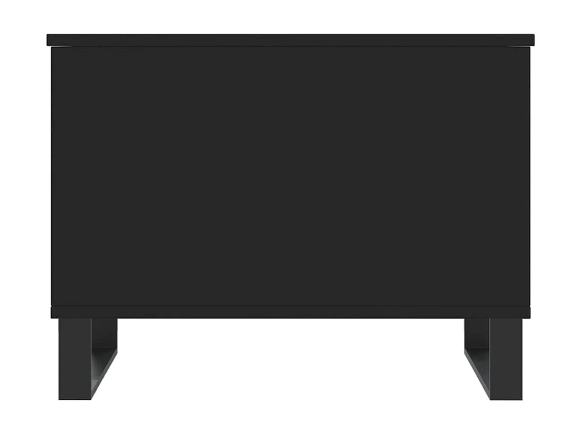 Couchtisch Beistelltisch Schwarz 60x44,5x45 cm Holzwerkstoff -MN94422