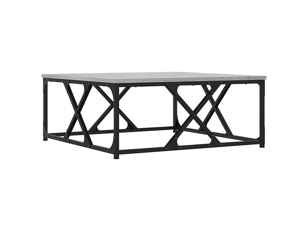 Couchtisch Beistelltisch Grau Sonoma 70x70x30 cm Holzwerkstoff -MN26160