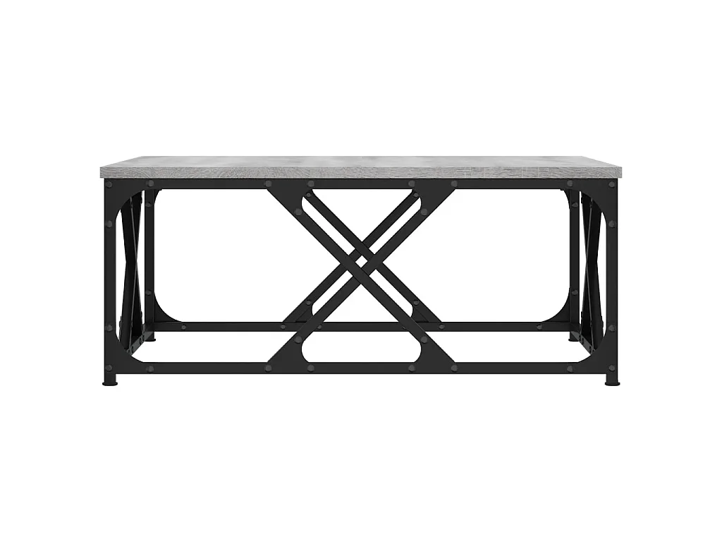 Couchtisch Beistelltisch Grau Sonoma 70x70x30 cm Holzwerkstoff -MN26160
