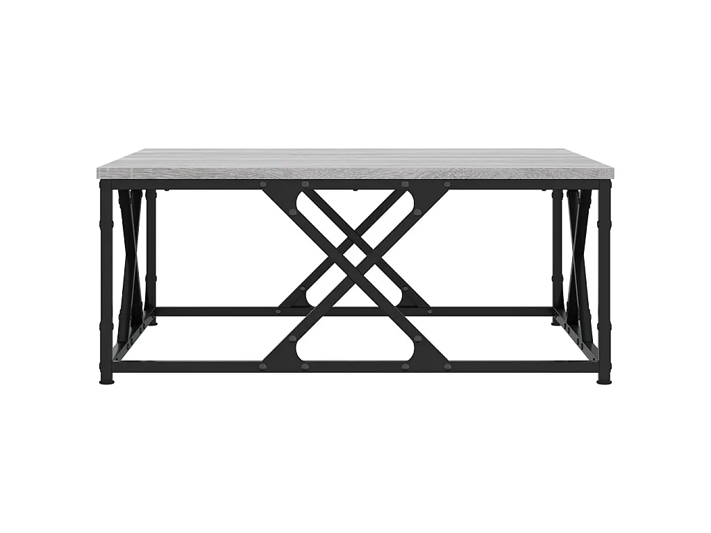 Couchtisch Beistelltisch Grau Sonoma 70x70x30 cm Holzwerkstoff -MN26160