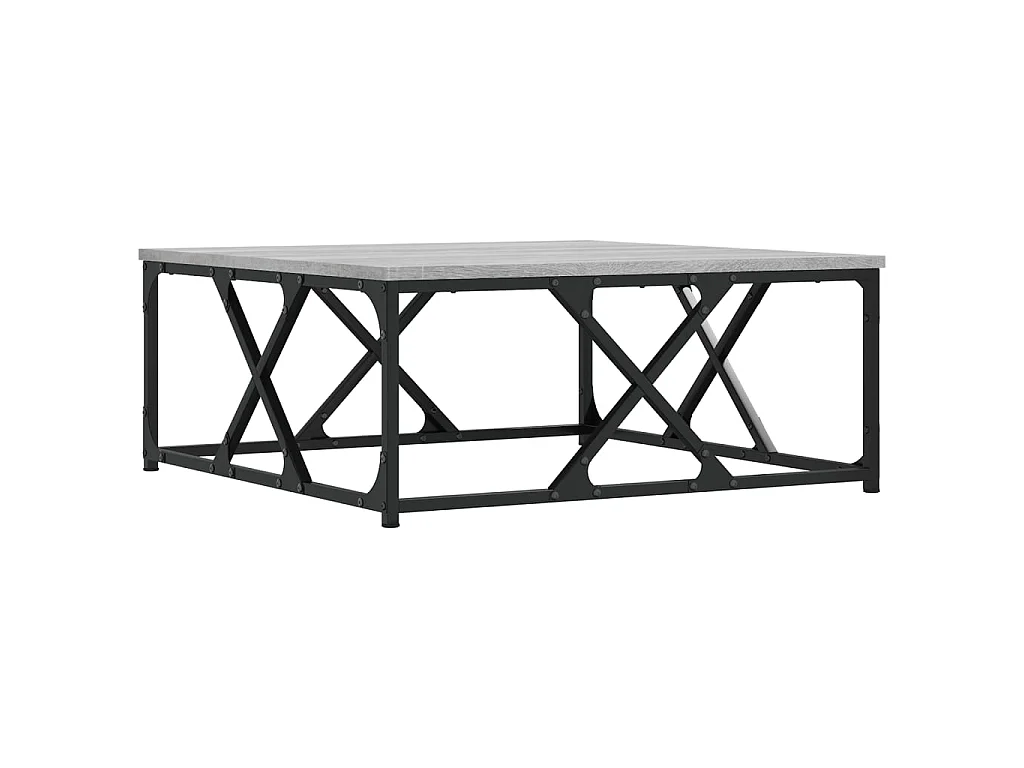 Couchtisch Beistelltisch Grau Sonoma 70x70x30 cm Holzwerkstoff -MN26160