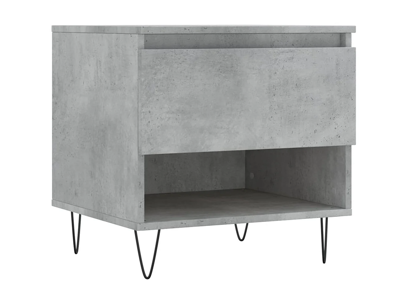 Couchtisch Beistelltisch Betongrau 50x46x50 cm Holzwerkstoff -MN25854